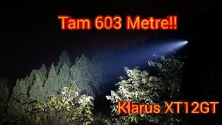 World's Most Longest Beam Flashlight!! - Klarus XT12GT Review