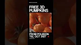 Blender Octane 3D Pumpkin Render  