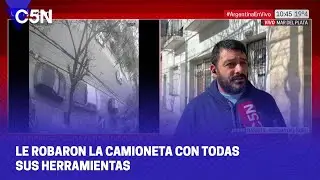 Le ROBARON la CAMIONETA con TODAS SUS HERRAMIENTAS
