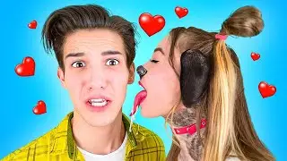 IF PEOPLE ACTED LIKE DOGS || Funny and awkward moments by La La Life GOLD