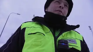Встретил нарушителя Сарычева через 6 лет. Продолжает продолжать но теперь в ГИБДД ТиНАО.