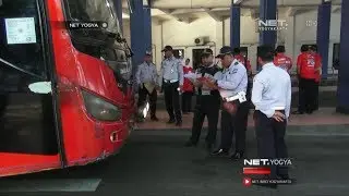 Uji Layak Bus di Terminal Tirtonadi Solo - NET YOGYA