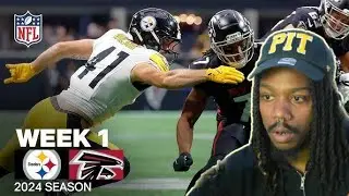 Pittsburgh Steelers vs. Atlanta Falcons Game Highlights REACTION! | NFL 2024 Season