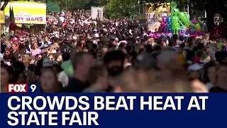 Minnesota State Fair crowds brave the heat