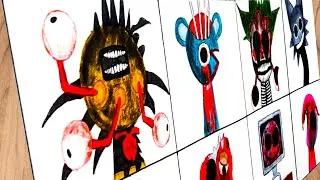 Drawing Incredibox Sprunki Phase 6 | BEHIND THE SMILES ( #incredibox #sprunki ) pt.3