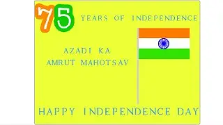 Project coded in scratch on Independence Day 2022|