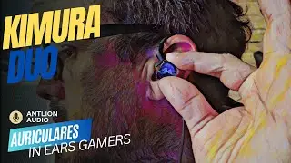 Auriculares Gamers para STREAMING dentro de la oreja - Kimura DUO de Antlion Audio Intraurales.