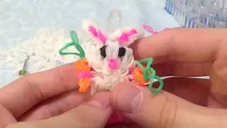 Заяц из резинок на станке