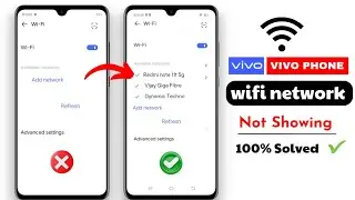 Solved Vivo Mobile Wi-Fi Network Name Not Showing Issue 2024 | Not Detecting WiFi Network Name