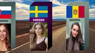 European Women From Different Countries|European Women