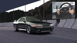 Nissan R32 GTR Traffic Cruise | Assetto Corsa Gameplay | Steering Wheel