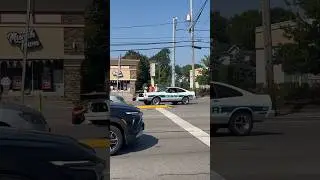 1970s Mustang Cobra Almost Crashes Leaving Cars & Coffee!