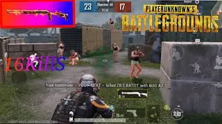 power of M1014 | pubg mobile TDM warehouse | 16 kills with M1014