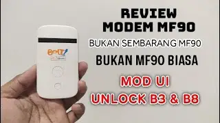 REVIEW MODEM MF90 YANG SAKTI. BUKAN MF90 BIASA. MF90 YANG SUDAH DI MOD WEBUI DAN HARDWARENYA.