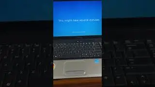Windows 10 ltsc welcome screen on a Compaq Presario CQ61