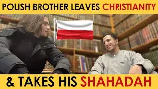 Polish Christian Takes Shahadah After Discussing Islam with Shamsi