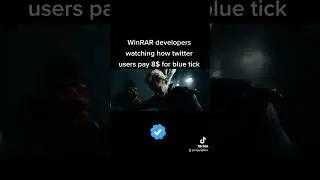 WinRAR devs watching how twitter users pay 8$ for blue tick 