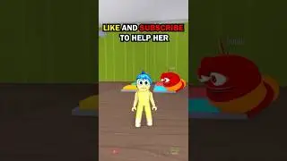 Oi Oi Oi Red Larva VS Joy in Teamwork obby #roblox