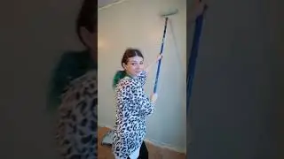 Как легко покрасить стену в первый раз без полос #дизайнквартиры  #интерьердома