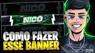 COMO FAZER BANNER PROFISSIONAL para o YOUTUBE pelo CELULAR (ps Touch)