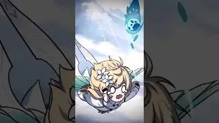 Beginner Player Lumine 😅 [Genshin Impact Comic] 