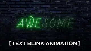 How to create css neon text effect | css text animation 2018 | cool css effects