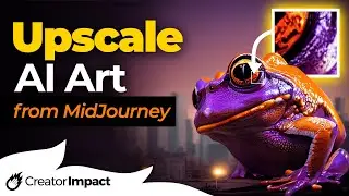 Midjourney Tutorial: Maximise & Upscale your Midjourney AI Art!