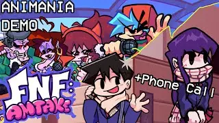 Friday Night Funkin: Animania Demo - FNF Amtake + Phone Call song | FNF MODS