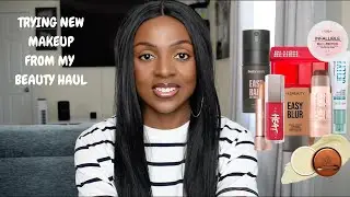 TRYING OUT MY SEPHORA SALE PURCHASES AND OTHER NEW TO ME MAKEUP