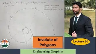 Lecture 16 Involute of Polygons | Involute Curve Part 2