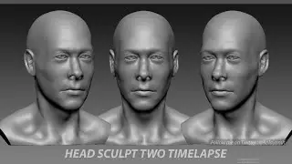 Head Sculpt Two Timelapse