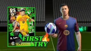 Trick To Get 100 Rated POTW R. Lewandowski in eFootball 2024 Mobile 🔥😊