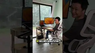 Would you like to try this DIY recliner workstation?￼