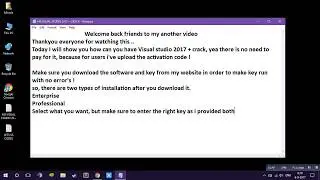Microsoft Visual Studio 2017 + Crack For Free 100% Working !
