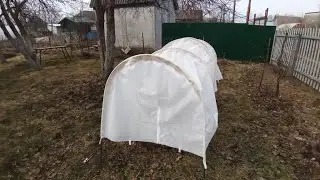 Парник из спанбонда своими руками