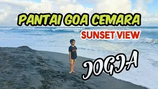 Wisata Pantai Goa Cemara Bantul Yogyakarta Pemandangan Sunset View