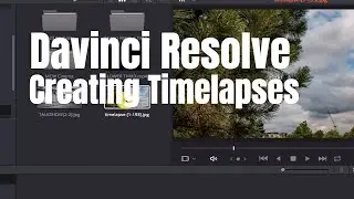 Davinci Resolve - Creating Timelapse Videos