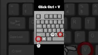 Keyboard shortcut | Paste (Ctrl + P)