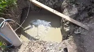 Чел.обл. п. Бектыш Скважина 30 💦💦💦метров💥. Бурение малогаборитной установкой😎.89080759090