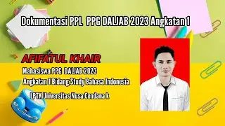 PPL Aksi 1 PPG DALJAB 2023-Angkatan 1-LPTK Universitas Nusa Cendana Kupang-NTT