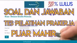 Bocoran Soal dan Jawaban Tes Pelatihan Prakerja Pijar Mahir Desain Grafis Pemula