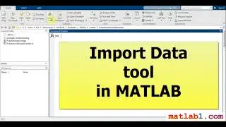 Import Data in MATLAB