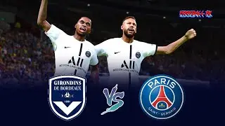 PES 2021 | Bordeaux vs PSG | Ligue 1 Match | eFootball Gameplay PC
