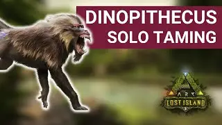 DINOPITHECUS SOLO TAME | How to get your own monkey gang | ARK Survival Evolved