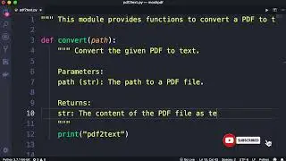 10.9 - Docstrings