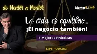 [LIVE 10 de 50] ¿Cómo equilibrar mis sesiones de mentoring con otras actividades de mi negocio?