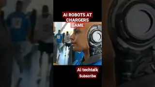 ai robots released at Chargers game