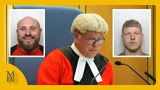 Moment two men are jailed of their part in the Rotherham riots