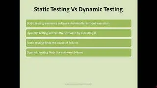 Static Test Techniques  1 Test Process & Reviews in easy and simple way