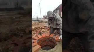 Наращивание канализационного колодца кирпичом